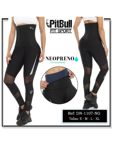 Meia-calça esportiva de neoprene Pitbull Fit DN1107