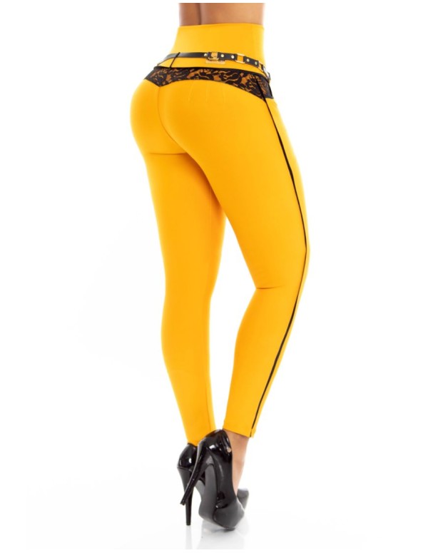 leggin reductor amarillo trasera le2042