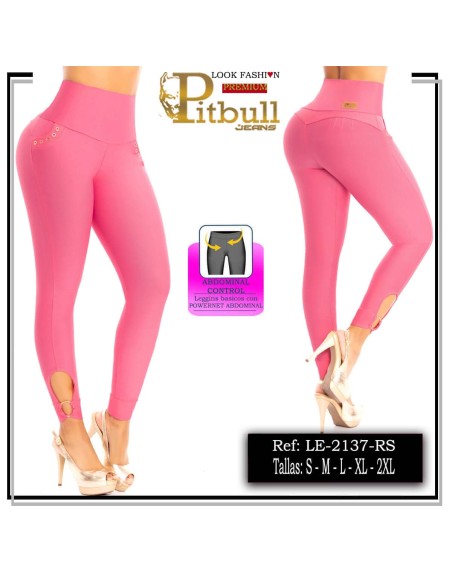 leggin reductor pitbull sin faja rosa le2137