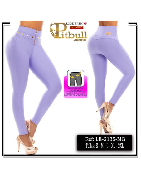 leggin pitbull sin faja magenta le2135