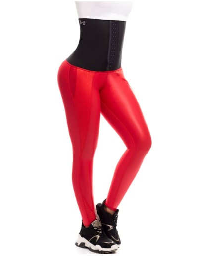 Calça esportiva de neoprene com fecho central - DNA1145 2