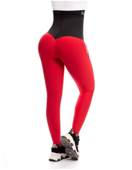 Calça esportiva de neoprene com fecho central - DNA1145