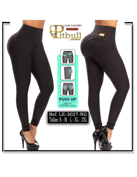 leggin reductor pitbull negro le3027