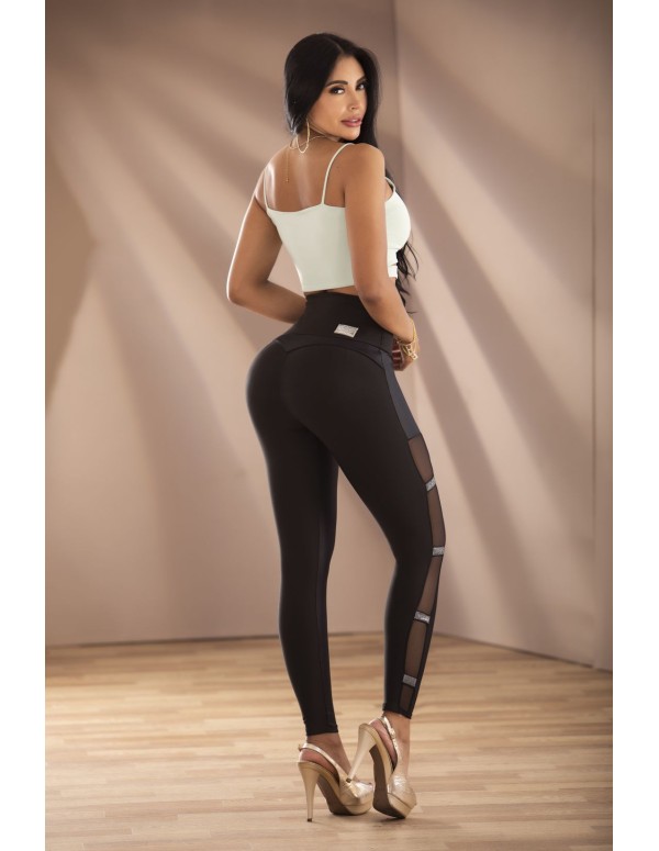 leggin reductor pitbull negro trasera les3069