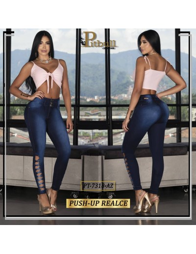 pantalon vaquero pitbull azul pt7318