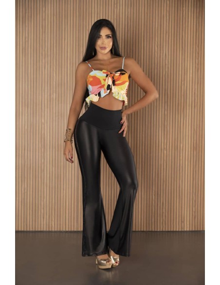 leggin reductor pitbull negro delantera leb3064