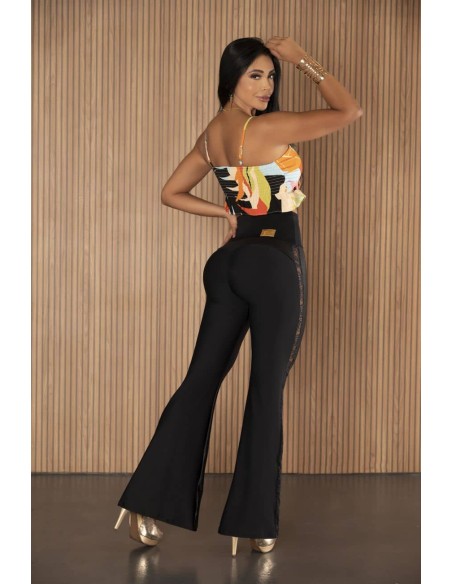 leggin reductor pitbull negro trasera leb3064