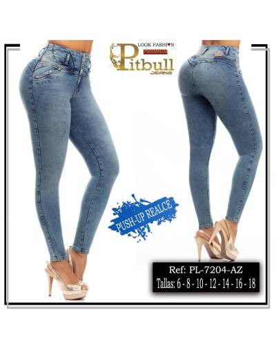 pantalon vaquero pitbull azul pl7204