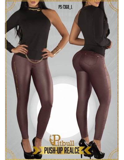 pantalon cuero pitbull vino tinto ps7368_l