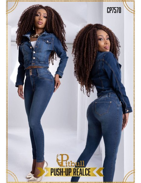 Conjunto Vaquero Manga Larga Pitbull- CP7570