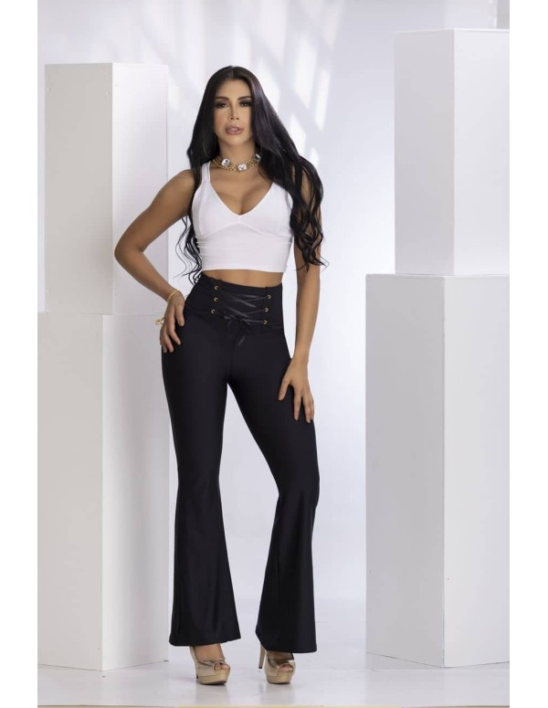 leggin reductor pitbull negro delantera leb3077