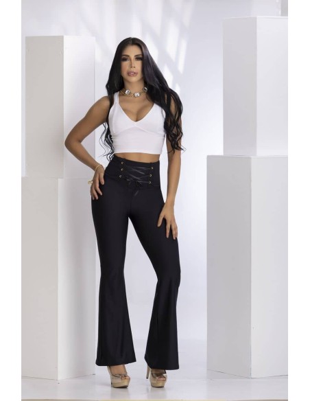 leggin reductor pitbull negro delantera leb3077