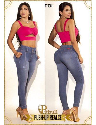 pantalon vaquero pitbull azul pt7381