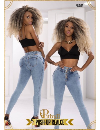 Pantalon Cintura Alta Pitbull PL7504