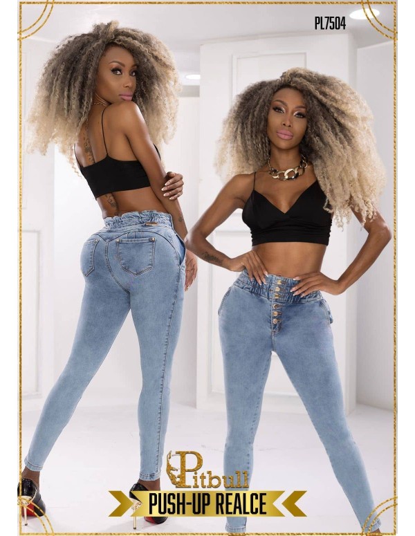 Pantalon Cintura Alta Pitbull PL7504