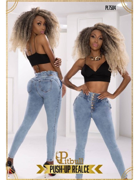 Pantalon Cintura Alta Pitbull PL7504