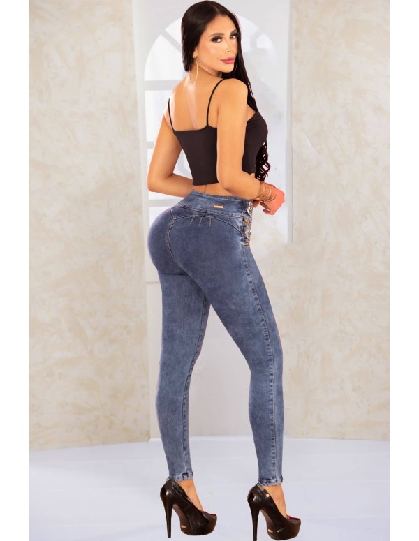 pantalon pitbull azul trasera pl7498