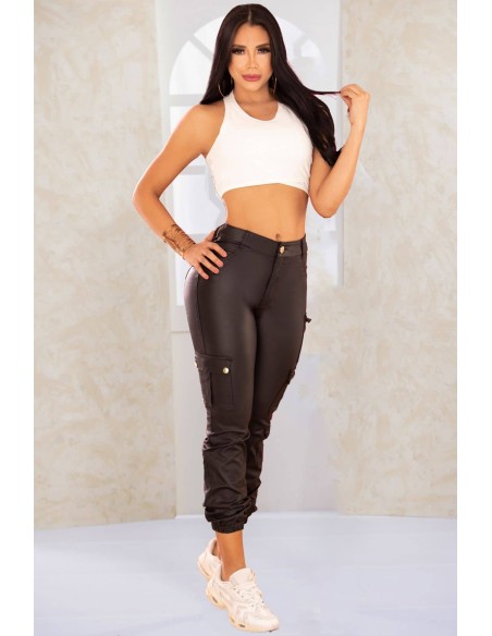 pantalon pitbull negro delantera ps7529