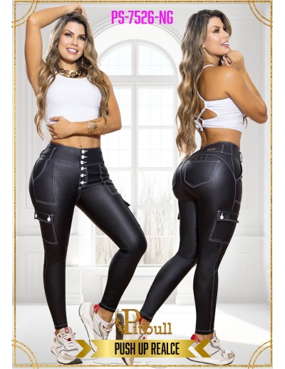 Calça Pitbull Efeito Couro - PS7526