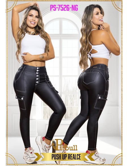 pantalon pitbull negro ps7526