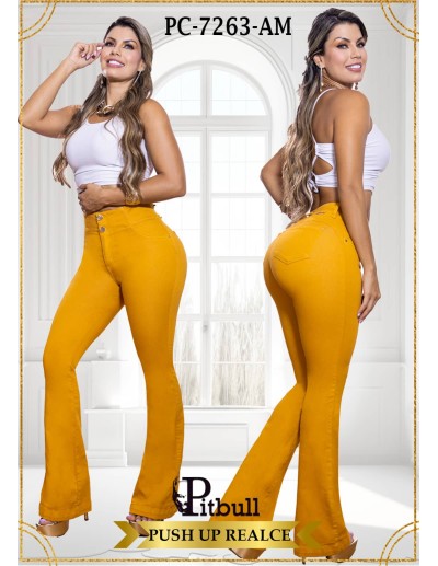 pantalon pitbull amarillo pc7623