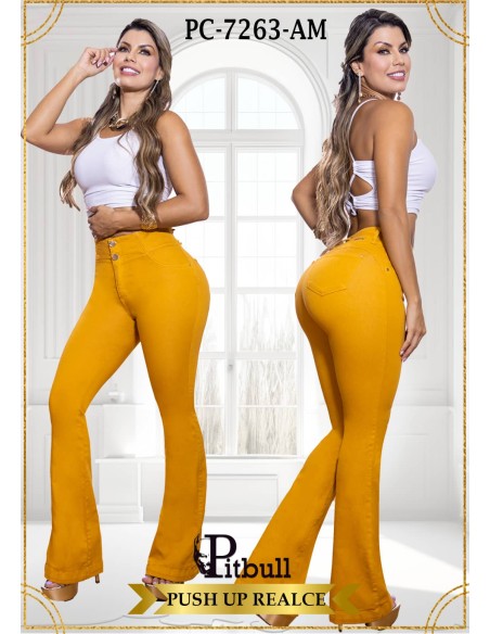 pantalon pitbull amarillo pc7623