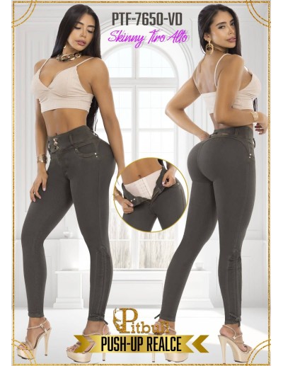 Calças com Cinta en Cintura Pitbull - PTF7650