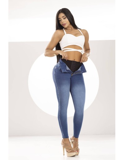 pantalon colombiano con faja pitbull azul ptf7700 2