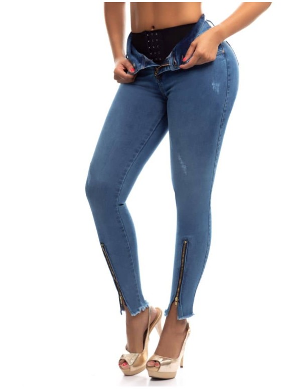 pantalon con faja pitbull azul centro ptf7138_2