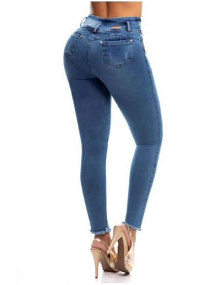 pantalon con faja pitbull azul trasera ptf7138_2