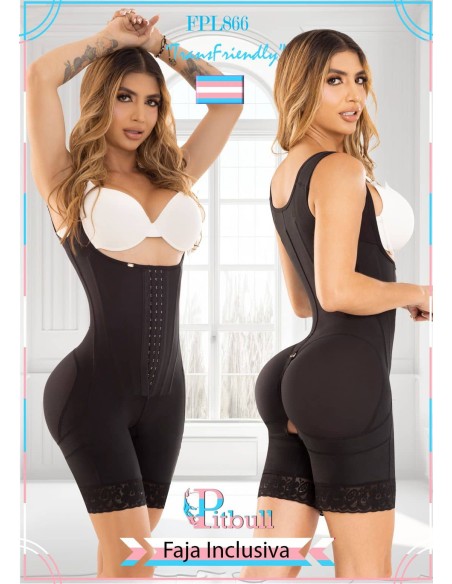 faja inclusiva trans pitbull negra fpl866