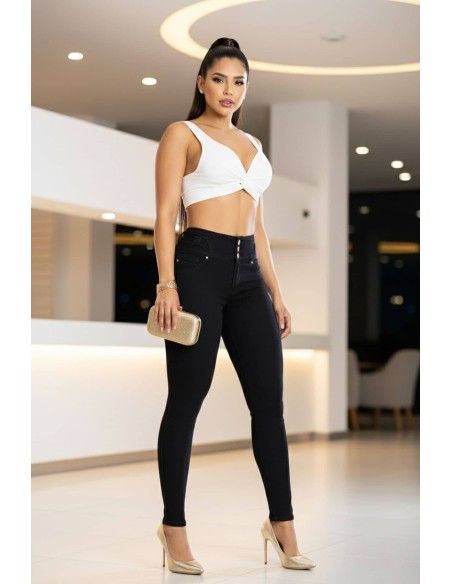 pantalon colombiano pitbull delantero negro ptf7712