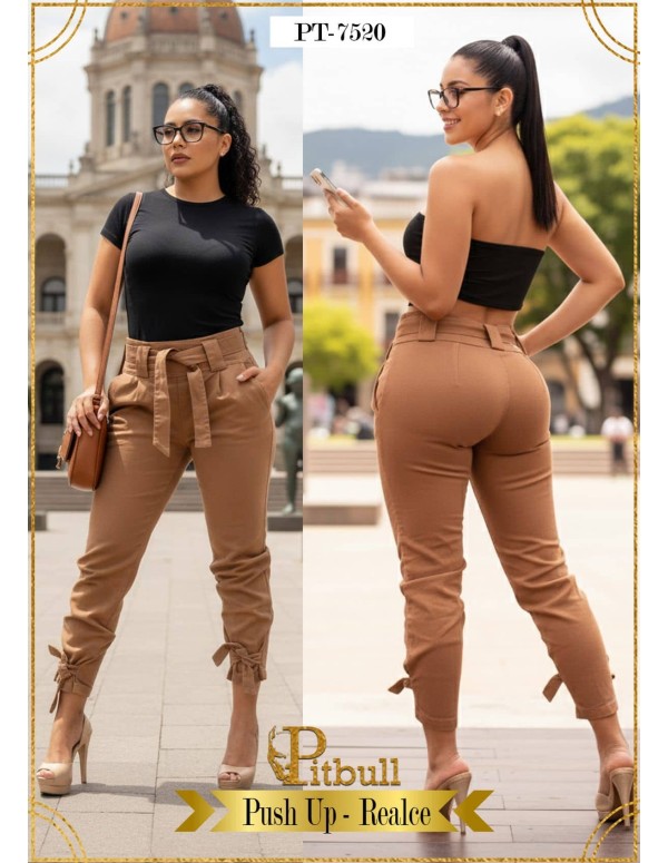 pantalon pitbull marron pt7520