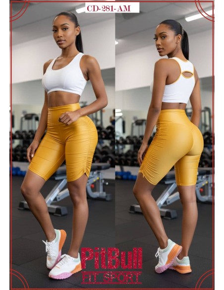 conjunto deportivo pitbull amarillo cd281