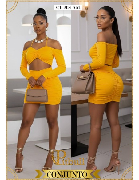 conjunto capoheira amarillo ct268