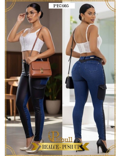 Calça Pitbull Colombiana Cintura Alta - PB7605