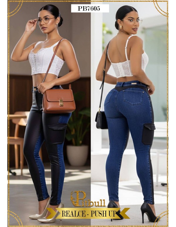 Calça Pitbull Colombiana Cintura Alta - PB7605