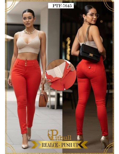 pantalon con faja pitbull coral ptf7645