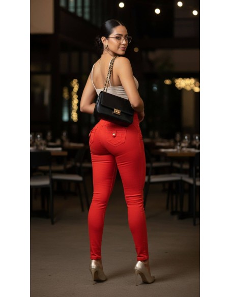 pantalon con faja pitbull trasera coral ptf7645