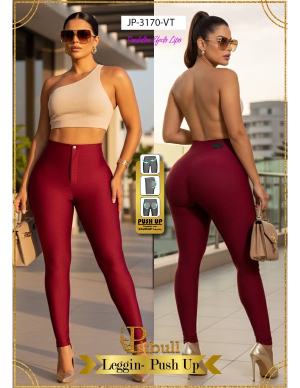 Calça Redutora e Modeladora Push Up - JP3170