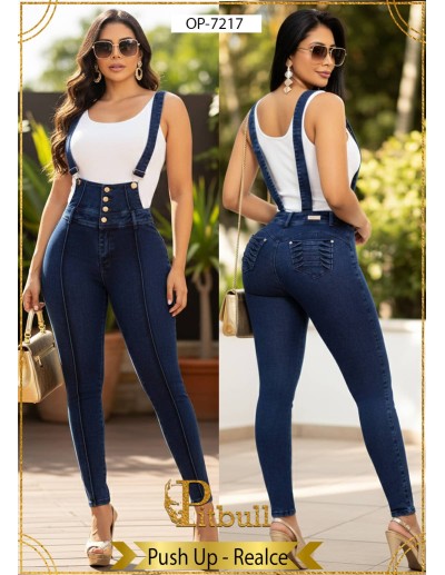 Jardineira Push Up - OP7217