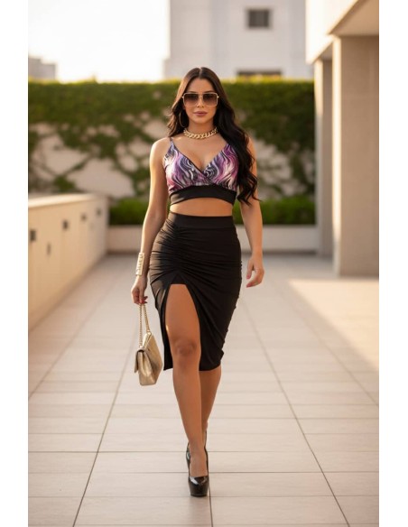 conjunto capoheira rojo delantera ct298