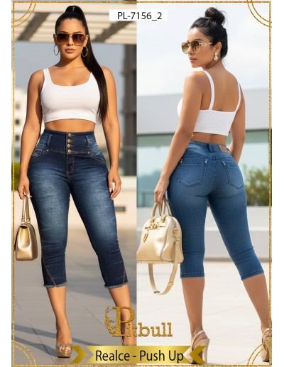 pantalon capri pitbull azul pl7156_2