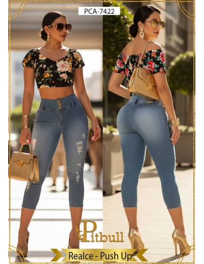 pantalon vaquero pitbull azul pca7422