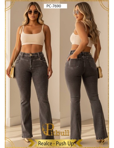 pantalon colombiano pitbull gris pc7690