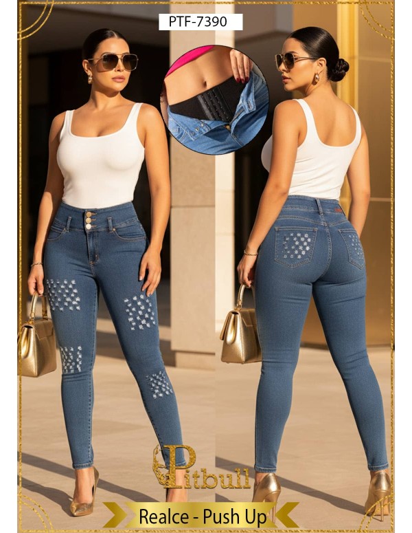 Calça com Cinta Pitbull - PTF7390