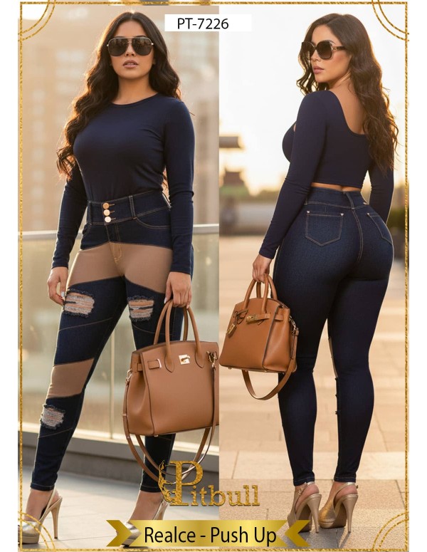 pantalon vaquero pitbull azul pt7226