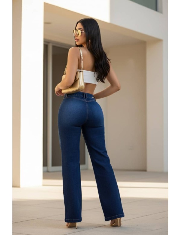 pantalon pitbull bota campana azul trasera pc7714