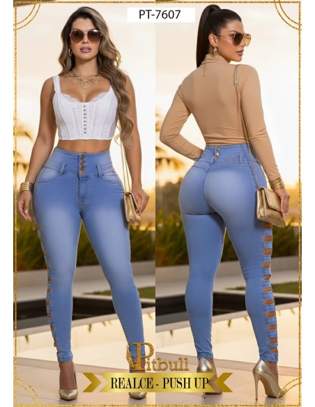Calça Jeans Pitbull Push Up - PT7607