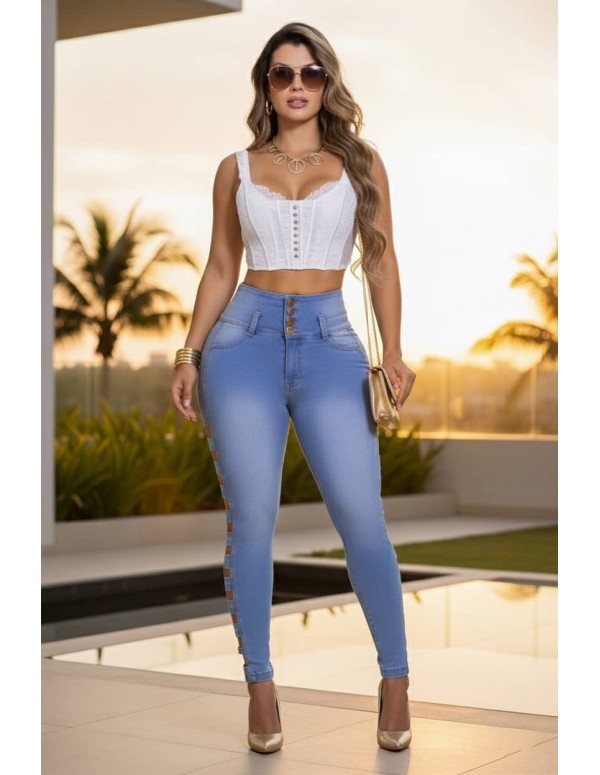 Calça Jeans Pitbull Push Up - PT7607